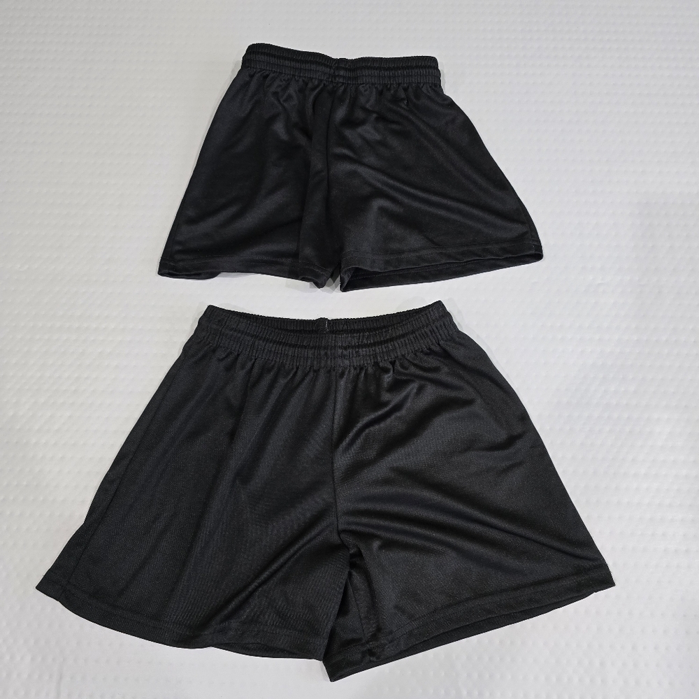 Score Boys Black Athletic Shorts YL & YS Youth Activewear Sporty